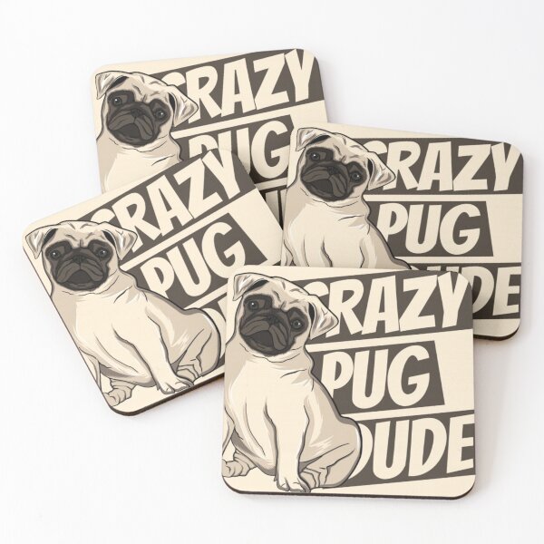 Item preview, Crazy Pug Dude designed and sold by Seopdesigns.