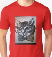 Nerd kitten Unisex T-Shirt
