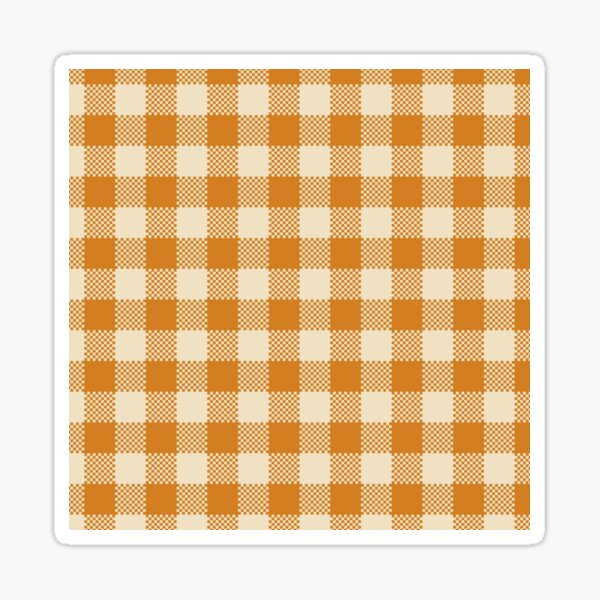 Fall Buffalo Check Sticker