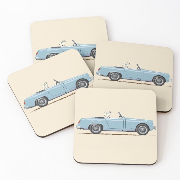 Aperçu de l'œuvre Bleu glacier Austin Healey Sprite / MG Midget créée et vendue par Bigs66.
