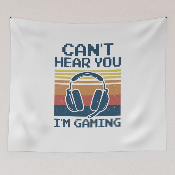 Item preview, Can't Hear You I'm Gaming Funny Video Gamer Gift designed and sold by CreativeGift.
