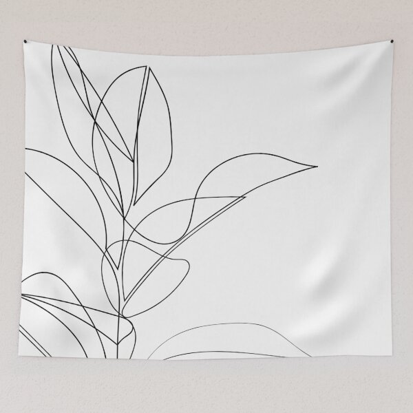Item preview, Continuous Line Rubber Plant Drawing designed and sold by Adam Regester.