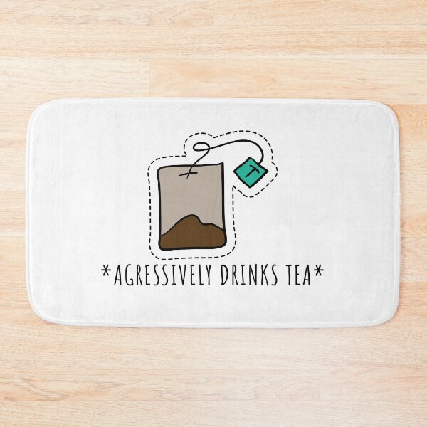 Item preview, Agressively Drinks Tea  designed and sold by GasparArts.