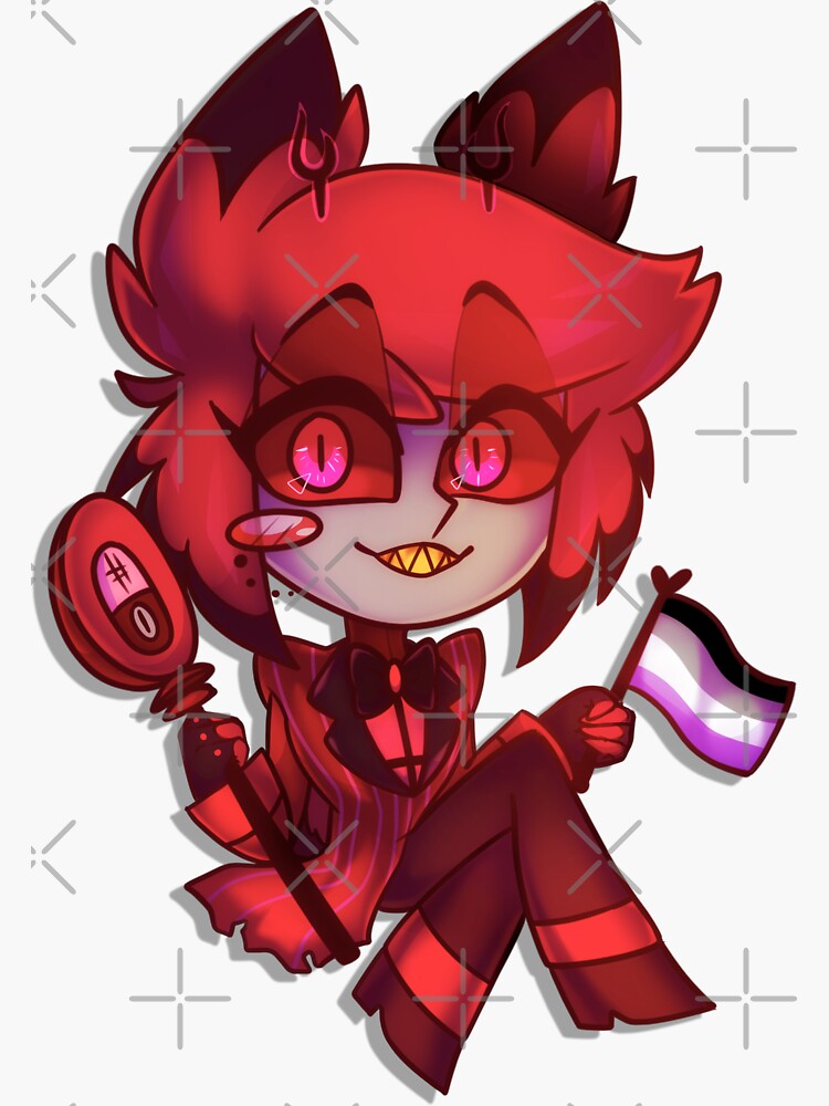 Ace Pride Alastor Sticker For Sale By Kotorimiko Redbubble