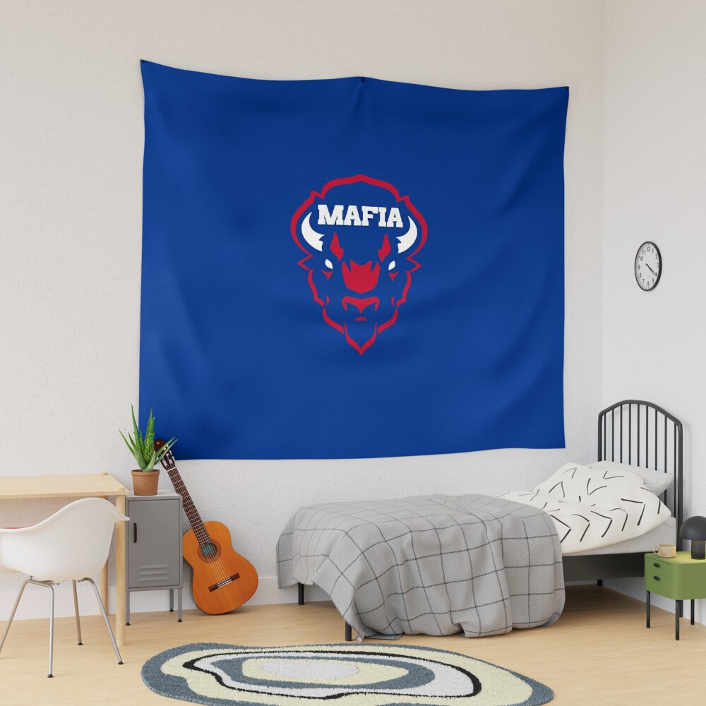 Bills - Vintage Buffalo (Red) - Buffalo Bills - Tapestry