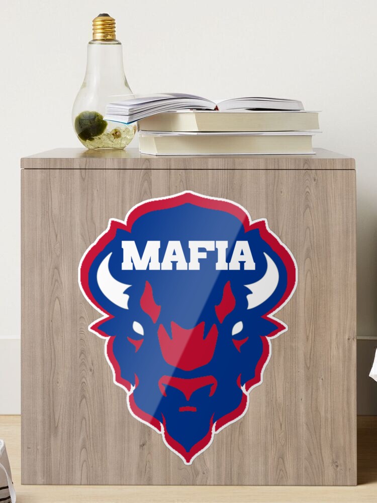 Buffalo Bills Bills Mafia Buffalo Gangsters type Die-cut STICKER |