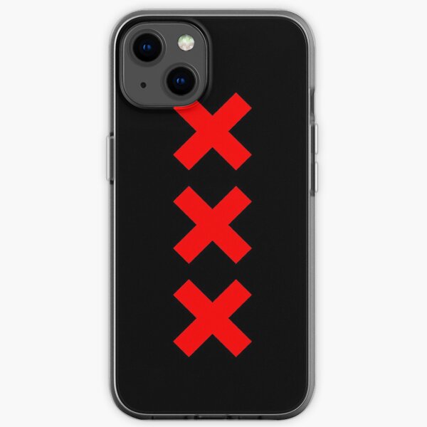 Flag of Amsterdam 3 Crosses XXX iPhone Soft Case
