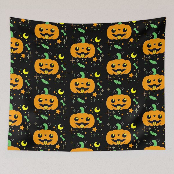 Item preview, Smiley Pumpkin Hollaween | Black designed and sold by Jovak.