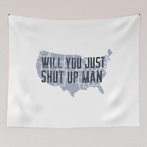 Item preview, Will you just shut up man - Biden Debate 2020 designed and sold by ChaseCoClothing.