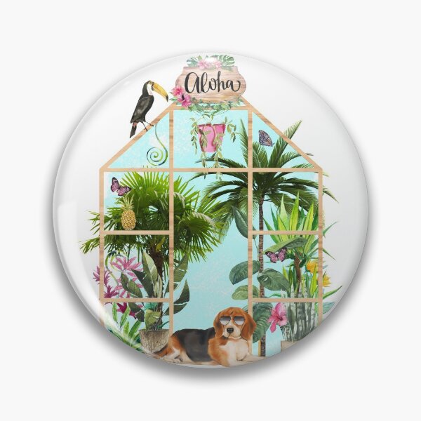 Item preview, Tropical Summerhouse - Beagle designed and sold by Amanda-Lakey.