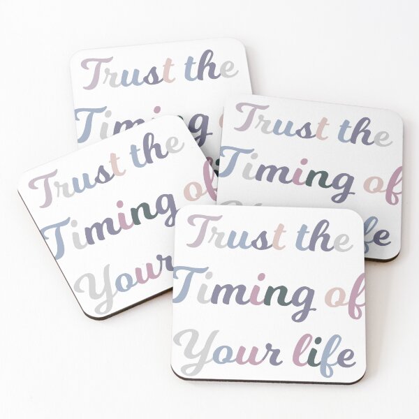 Item preview, Trust the timing of your life designed and sold by Mushrankhan.