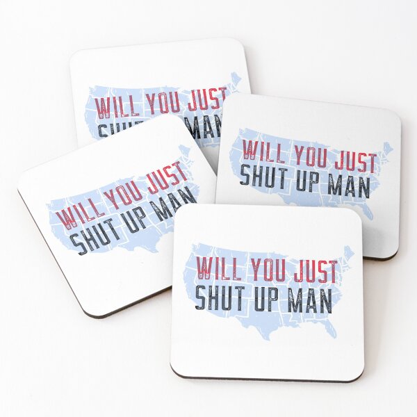 Item preview, Will you just shut up man - Biden Debate 2020 designed and sold by ChaseCoClothing.