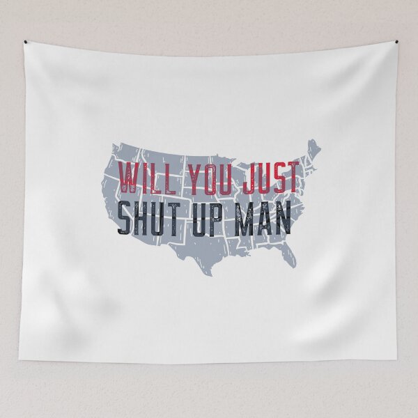 Item preview, Will you just shut up man - Biden Debate 2020 designed and sold by ChaseCoClothing.