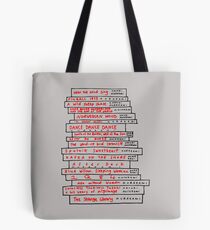 Haruki Murakami Book Fan Tote Bag