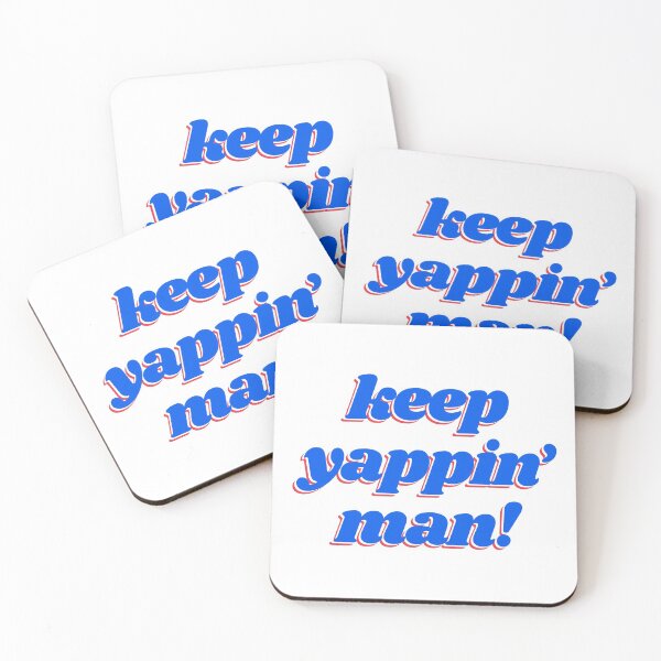 Item preview, Keep yapping man in the American flag colours designed and sold by lettersbysid.