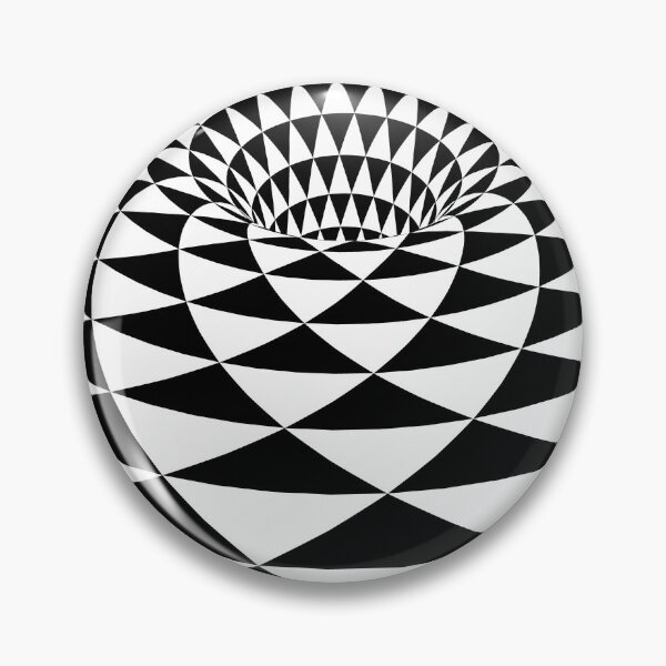Item preview, Abstract Optical Illusion Triangle Portal (Black/White) designed and sold by hyproinc.