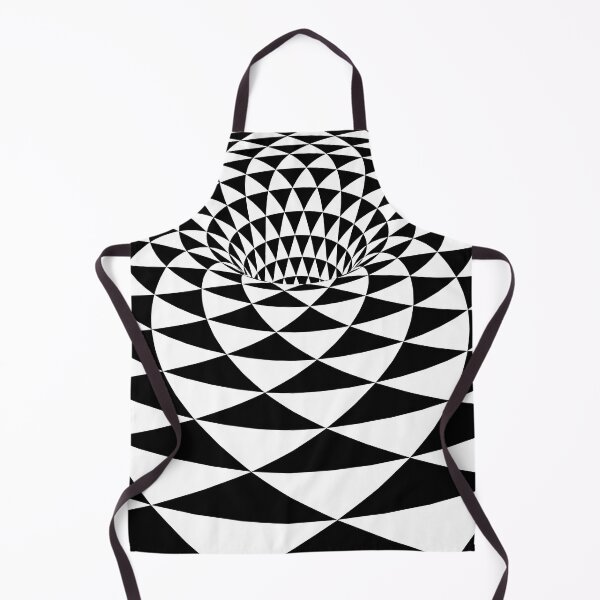 Item preview, Abstract Optical Illusion Triangle Portal (Black/White) designed and sold by hyproinc.