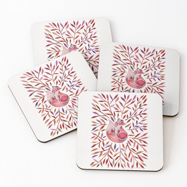 Item preview, Woodland Fox – Magenta Palette designed and sold by Cat Coquillette.
