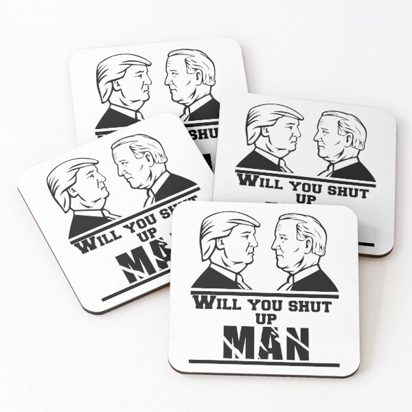 Item preview,  Will you shut up, man?! Joe Biden quote designed and sold by CosteO.