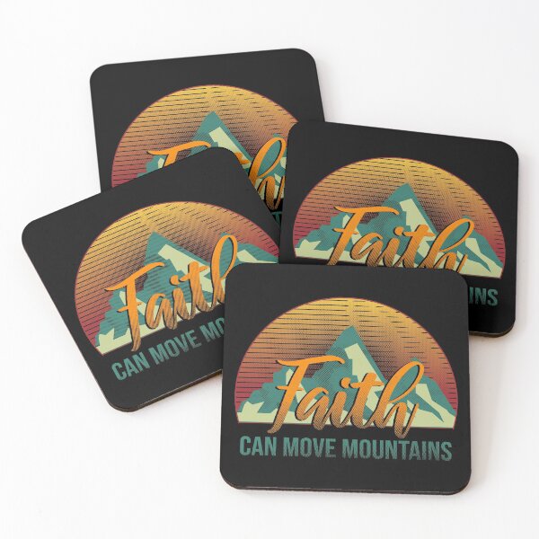 Item preview, Retro Vintage Faith can move mountains designed and sold by PlusAdore.