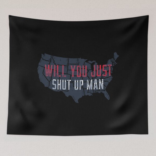 Item preview, Will you just shut up man - Biden Debate 2020 designed and sold by ChaseCoClothing.