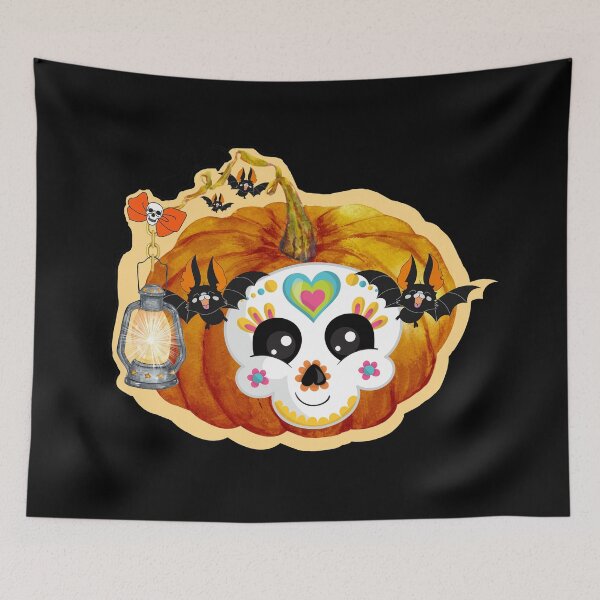 Item preview, halloween pumpkin face  designed and sold by sharanarnoldart.