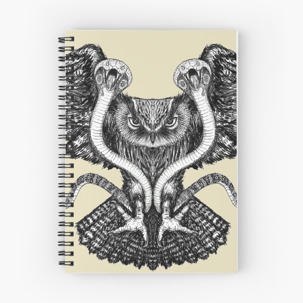 Item preview, Owl with Two Cobras designed and sold by MadeWithMagick.