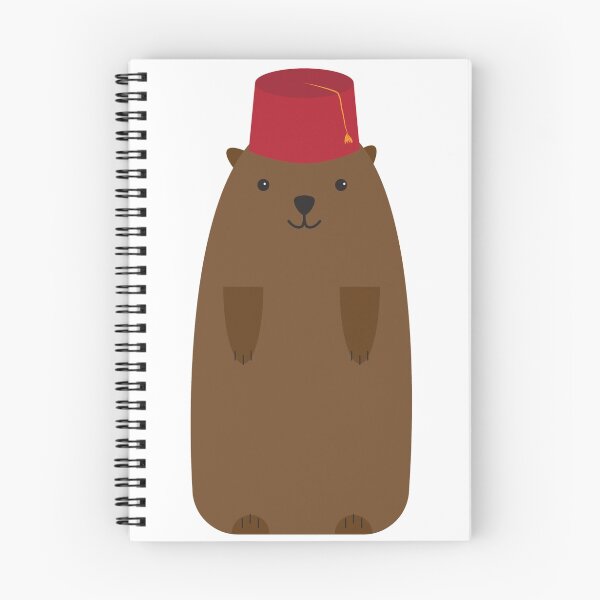 Item preview, The Big Groundhog in a Fez designed and sold by tinyflyinggoats.