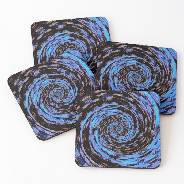 Item preview, Techno Blue Swirl designed and sold by Imaginesium.