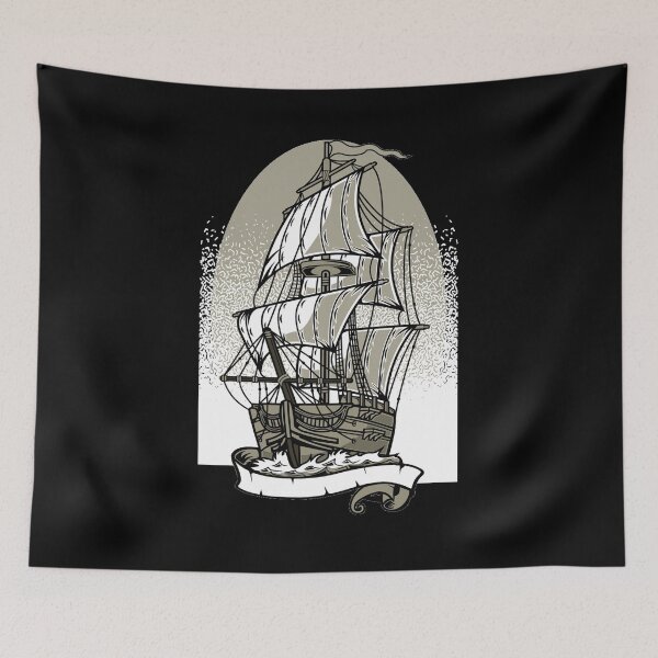 Item preview, Cool ship in the ocean - Awesome sailor Gift designed and sold by Teenation9.