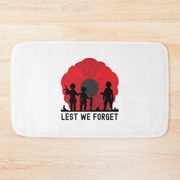 Item preview, Lest We Forget Poppy with silhouet Soldiers designed and sold by Web CreationsNL.