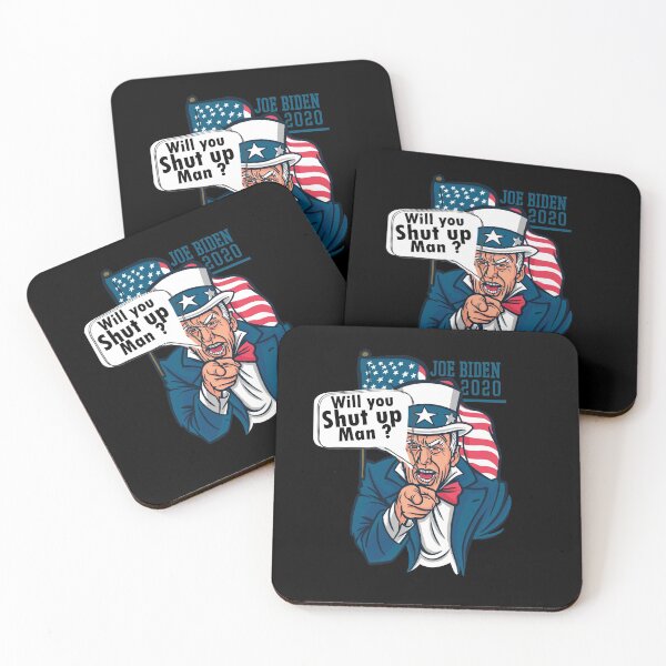 Item preview, Will You Shut Up, Man? Biden Debate Quote designed and sold by thegoodplan.