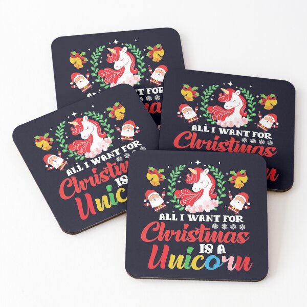 Item preview, All i want for Christmas is a Unicorn  designed and sold by mmos.