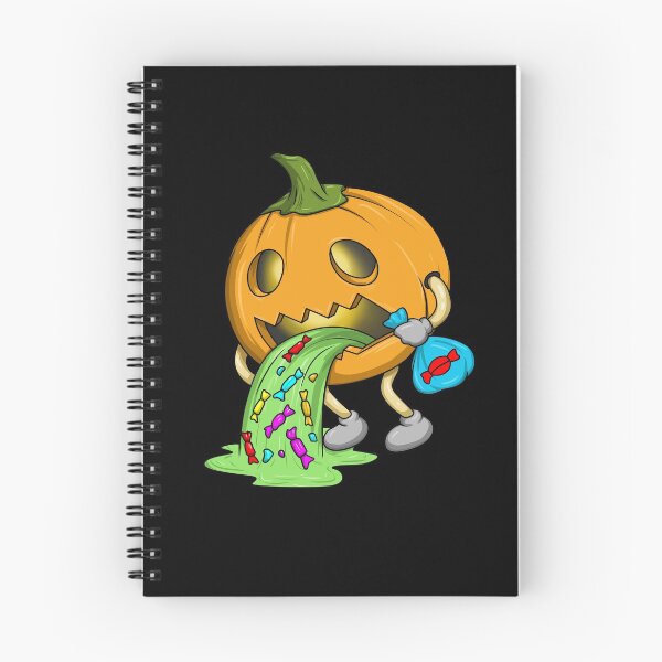 Item preview, Puking Pumpkin Too Much Candy Jack O Lantern Halloween Gear designed and sold by DynamicDesign.
