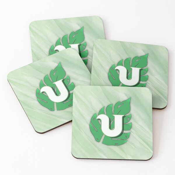 Item preview, Monstera Leaf Letter "U" designed and sold by isacaste.