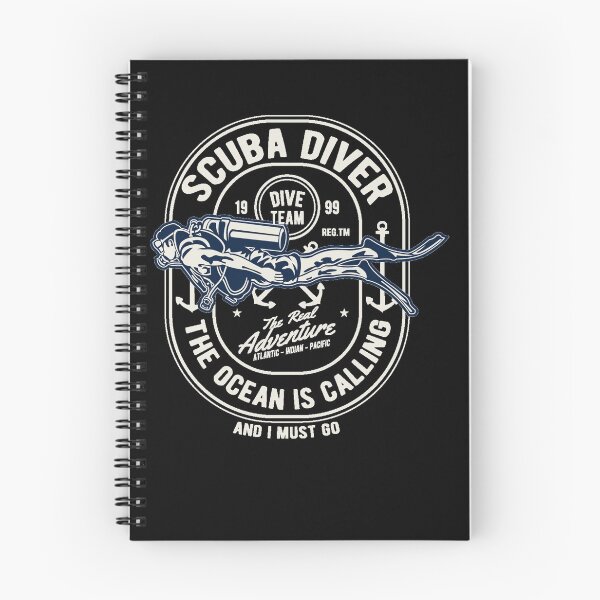 Item preview, Scuba diver the ocean is calling - Awesome scuba diver Gift designed and sold by Teenation9.