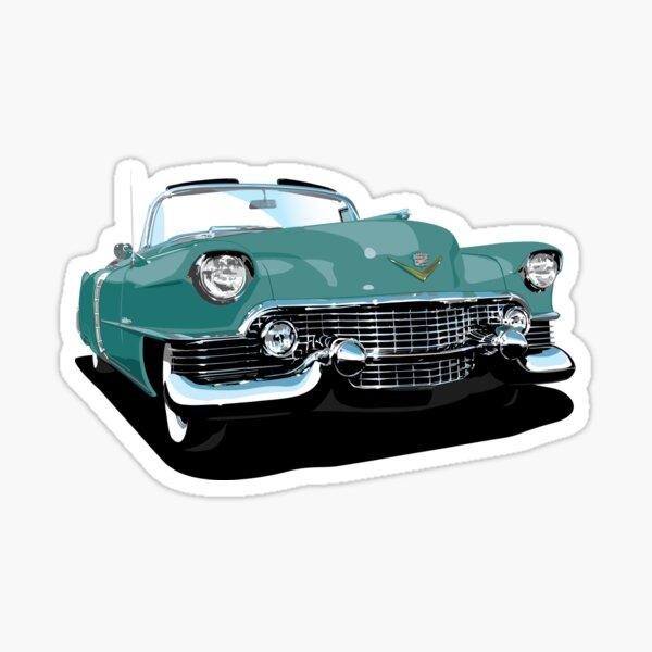 Item preview, 1954 Cadillac Series 62 Convertible in green designed and sold by candc-retro.