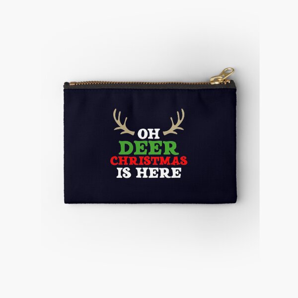 Item preview, oh Deer Christmas is here happy time designed and sold by mmos.