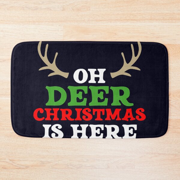 Item preview, oh Deer Christmas is here happy time designed and sold by mmos.