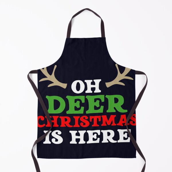 Item preview, oh Deer Christmas is here happy time designed and sold by mmos.