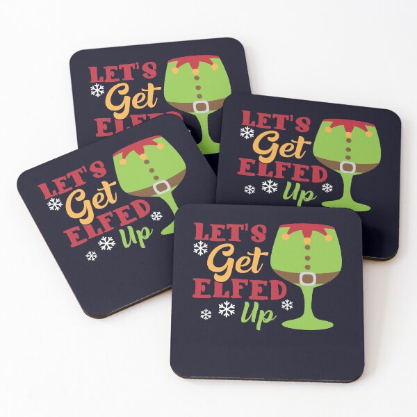 Item preview, Let's get Elfed up Wine lover designed and sold by mmos.
