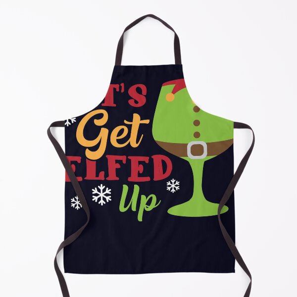 Item preview, Let's get Elfed up Wine lover designed and sold by mmos.