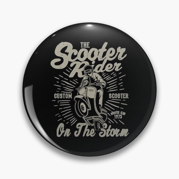 Artikelvorschau, Der Rollerfahrer im Sturm - Fantastisches Rollerfahrergeschenk entworfen und verkauft von Teenation9.