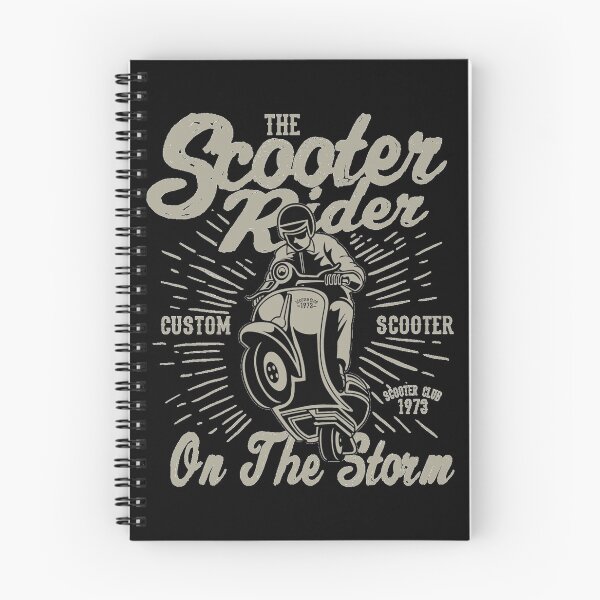 Artikelvorschau, Der Rollerfahrer im Sturm - Fantastisches Rollerfahrergeschenk entworfen und verkauft von Teenation9.