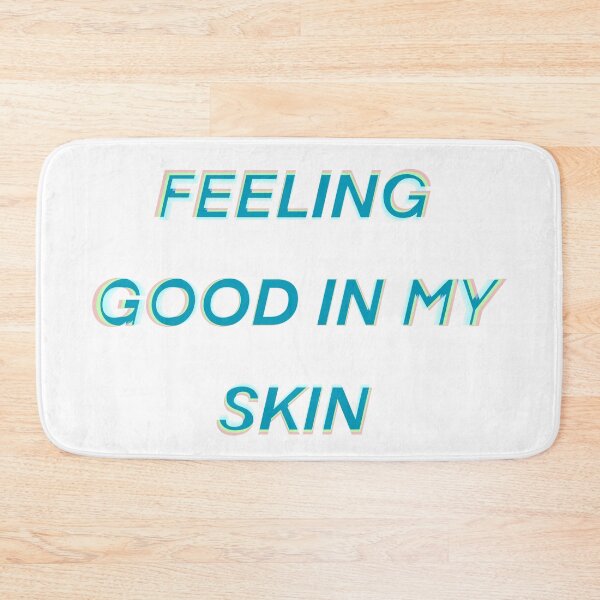 Item preview, Feeling Good in my Skin in turquoise  designed and sold by ToriaScarlett.