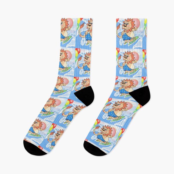 Item preview, Lion - Surfing time  designed and sold by Shirley cute art .