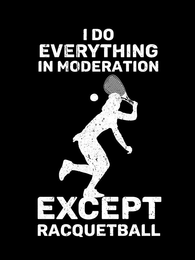 Thumbnail 3 of 3, Scarf, Do Everything In Moderation Except Racquetball Racquet Ball Gear designed and sold by DynamicDesign.