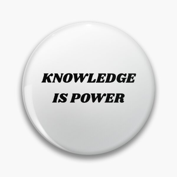 Item preview, Knowledge is power retro   designed and sold by Inspirationmotivation.