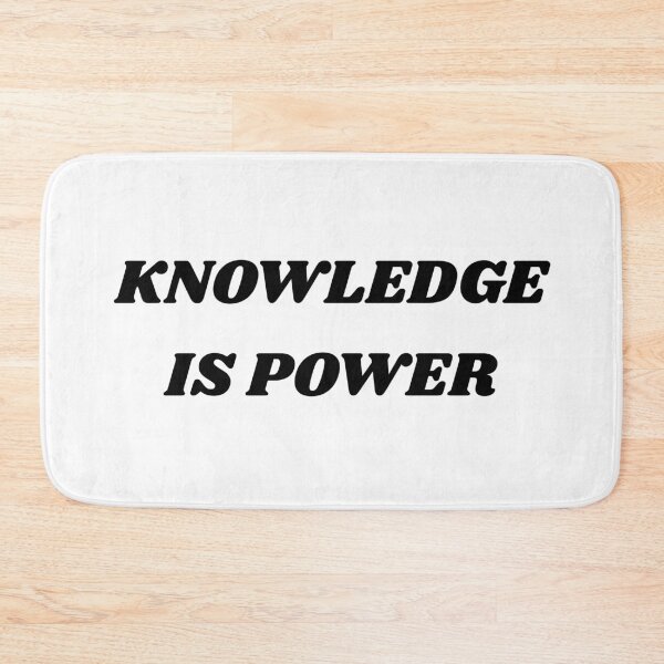 Item preview, Knowledge is power retro   designed and sold by Inspirationmotivation.