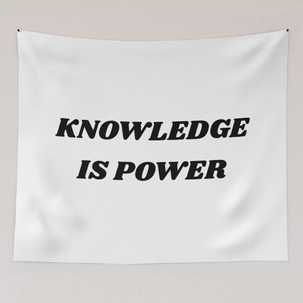 Item preview, Knowledge is power retro   designed and sold by Inspirationmotivation.